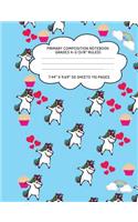 Primary Composition Notebook Grades K-2 (5/8
