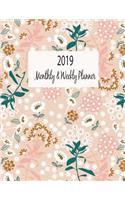 2019 Monthly & Weekly Planner