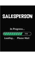 Salesperson in Progress Loading Please Wait