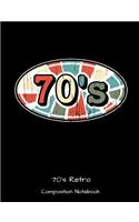 70's Retro Composition Notebook