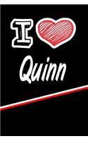 I Love Quinn: Blood Sugar Diet Diary Journal Log Featuring 120 Pages 6x9