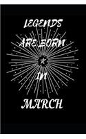 Legends Are Born in March