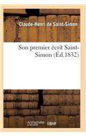 Son Premier Écrit