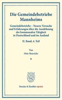 Die Gemeindebetriebe Mannheims