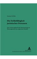 Die Deliktsfaehigkeit Juristischer Personen