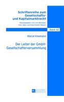 Leiter der GmbH-Gesellschafterversammlung