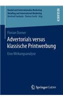 Advertorials versus klassische Printwerbung
