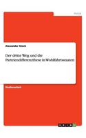 dritte Weg und die Parteiendifferenzthese in Wohlfahrtsstaaten