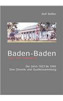 Baden-Baden unter dem Hakenkreuz