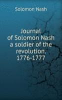 JOURNAL OF SOLOMON NASH A SOLDIER OF TH