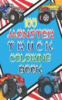 100 Monster Truck Coloring Book