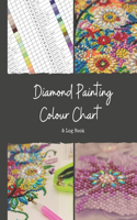 Diamond Painting Colour Chart and Log Book: DMC colour chart and diamond painting log book, Journal, organiser with drills inventory system. Record all your art work in one place.