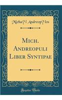 Mich. Andreopuli Liber Syntipae (Classic Reprint)