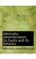Admiralty Administration