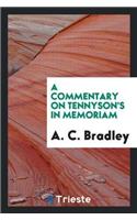 Commentary on Tennyson's in Memoriam