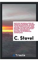 HINTS ON THE REGULATION OF CHRISTIAN CHU