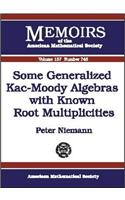 Some Generalized Kac-Moody Algebras with Known Root Multiplicities