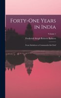 Forty-One Years in India