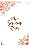 My Sermon Notes