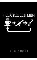 Flugbegleiterin Notizbuch