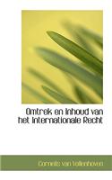 Omtrek En Inhoud Van Het Internationale Recht