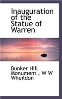 Inauguration of the Statue of Warren