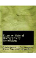 Essays on Natural History Chiefly Ornithology