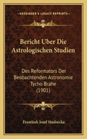 Bericht Uber Die Astrologischen Studien