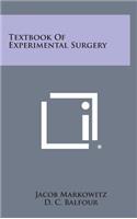 Textbook of Experimental Surgery