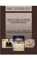 Newsom V. Smyth U.S. Supreme Court Transcript of Record with Supporting Pleadings
