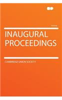 Inaugural Proceedings