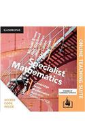 CSM VCE Specialist Mathematics Units 3 and 4 Online Teaching Suite (Card)