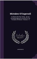 Mistakes Of Ingersoll