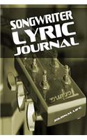 Songwriter Lyric Journal