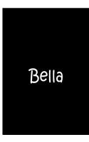 Bella - Black Notebook / Extended Lined Pages / Quality Soft Matte Cover: An Ethi Pike Collectible Journal: Custom