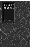 Bullet Journal: Black Geometric Design - 130 Dot Grid Pages, Perfect Designed