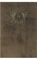 Monogram "9" Blank Book: (35 Monogram Buffalo 150 Blank)