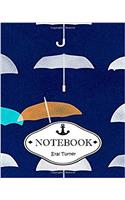 Umbrellas Notebook Journal: Pocket Notebook Journal Diary