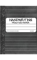 Handwriting Practice Paper: Dotted Mid-lines Uppercase and Lowercase Writing Sheets Notebook For Kids (Kindergarten To 3rd Grade Students)