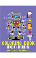 Robot coloring book For Kids