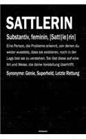 Sattlerin Notizbuch