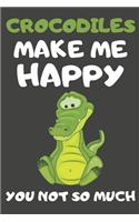 Crocodiles Make Me Happy You Not So Much
