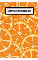 Orange Unruled Composition Notebook: Orange Blank Unruled Composition Notebook - 110 Pages - Pocket Size 6x9