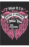 I wish R I P return if possible i miss you mom
