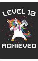 Level 13 Achieved
