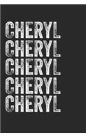 Name CHERYL Journal Customized Gift For CHERYL A beautiful personalized