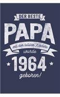 Der Beste Papa wurde 1964 geboren: Wochenkalender 2020 mit Jahres- und Monatsübersicht und Tracking von Gewohnheiten - Terminplaner - ca. Din A5