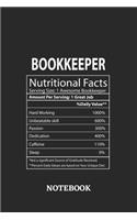 Nutritional Facts Bookkeeper Awesome Notebook: 6x9 inches - 110 graph paper, quad ruled, squared, grid paper pages - Greatest Passionate working Job Journal - Gift, Present Idea