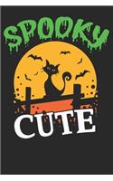 Notebook: Halloween Cat Gift Dot Grid 6x9 120 Pages