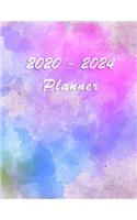 2020 - 2024 - Five Year Planner: Agenda for the next 5 Years - Monthly Schedule Organizer - Appointment, Notebook, Contact List, Important date, Month's Focus, Calendar - 60 Months 